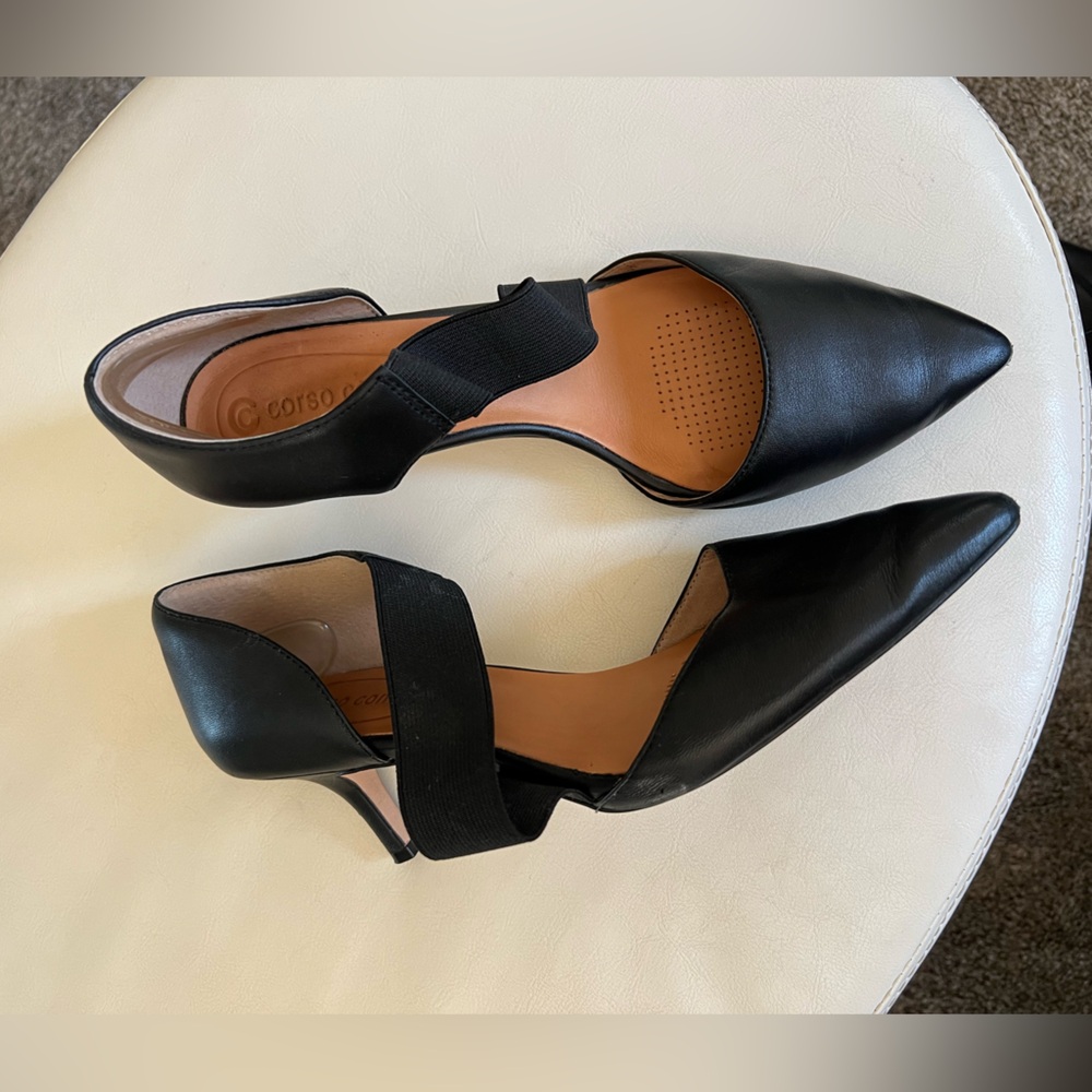 Black Corso Como Heels